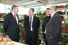 Minister Židan na obisku v nazarski občini