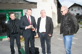 Minister Židan na obisku v nazarski občini